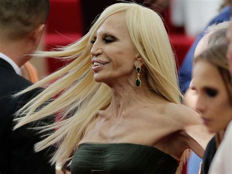 creative director of versace|donatella versace before and after.